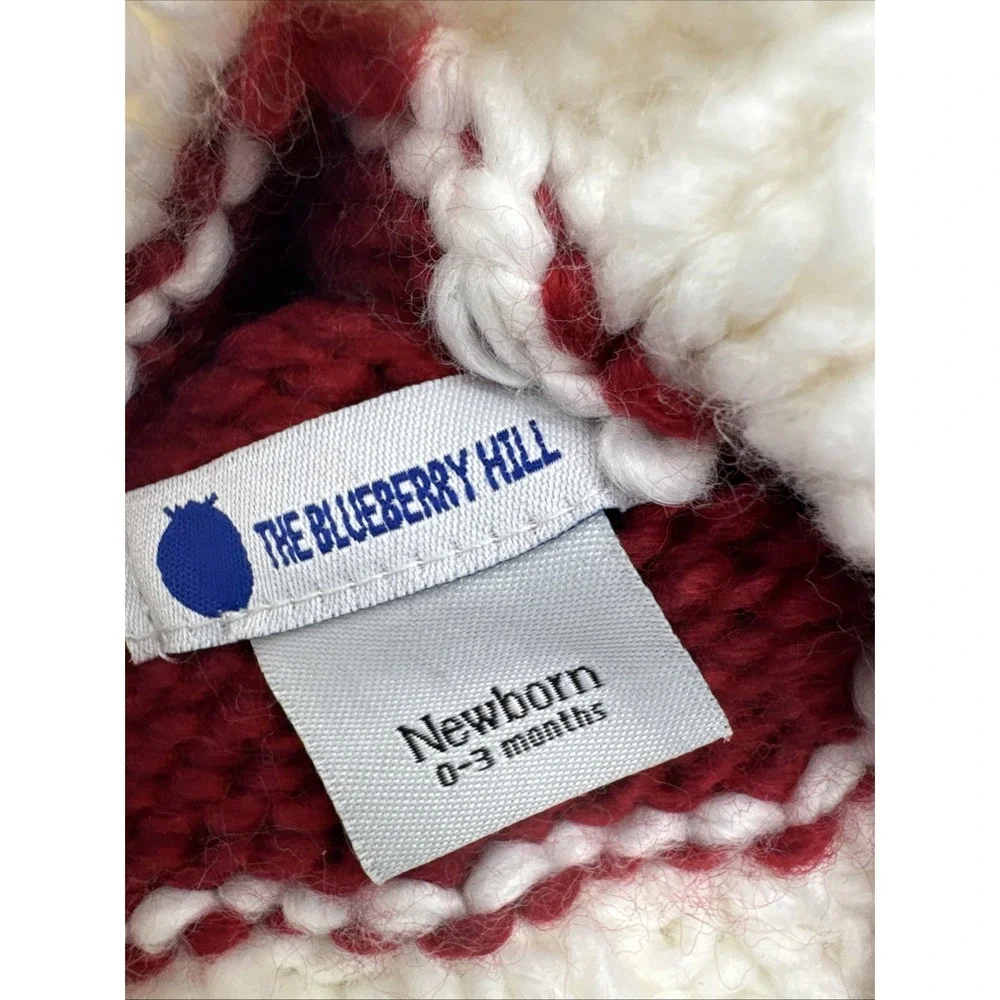 The‎ Blueberry Hill Adorable Hat, Photoshoot Hat, Santa Newborn 0-3 Mths New